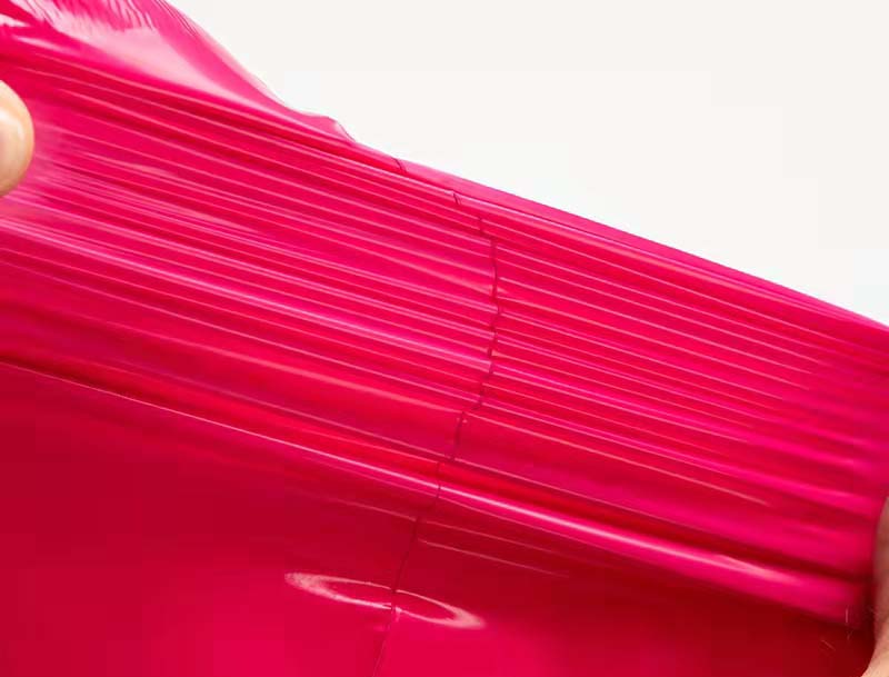 港南玫红色快递袋-05