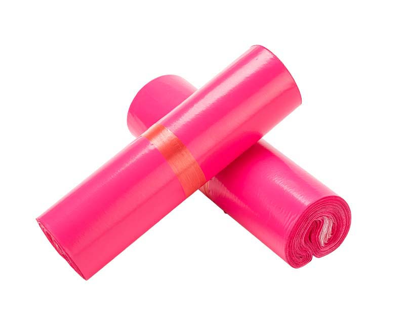 港南玫红色快递袋-02